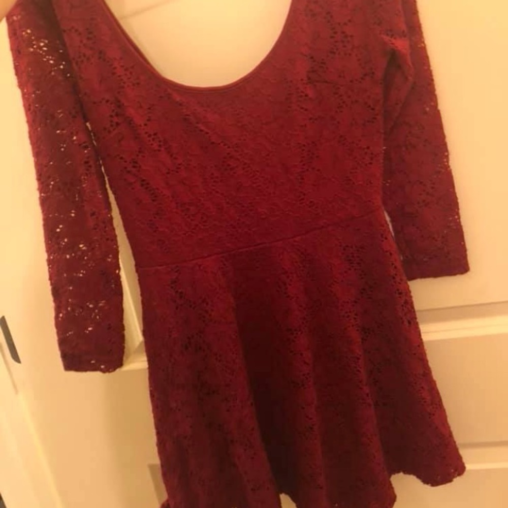 Maroon Dress